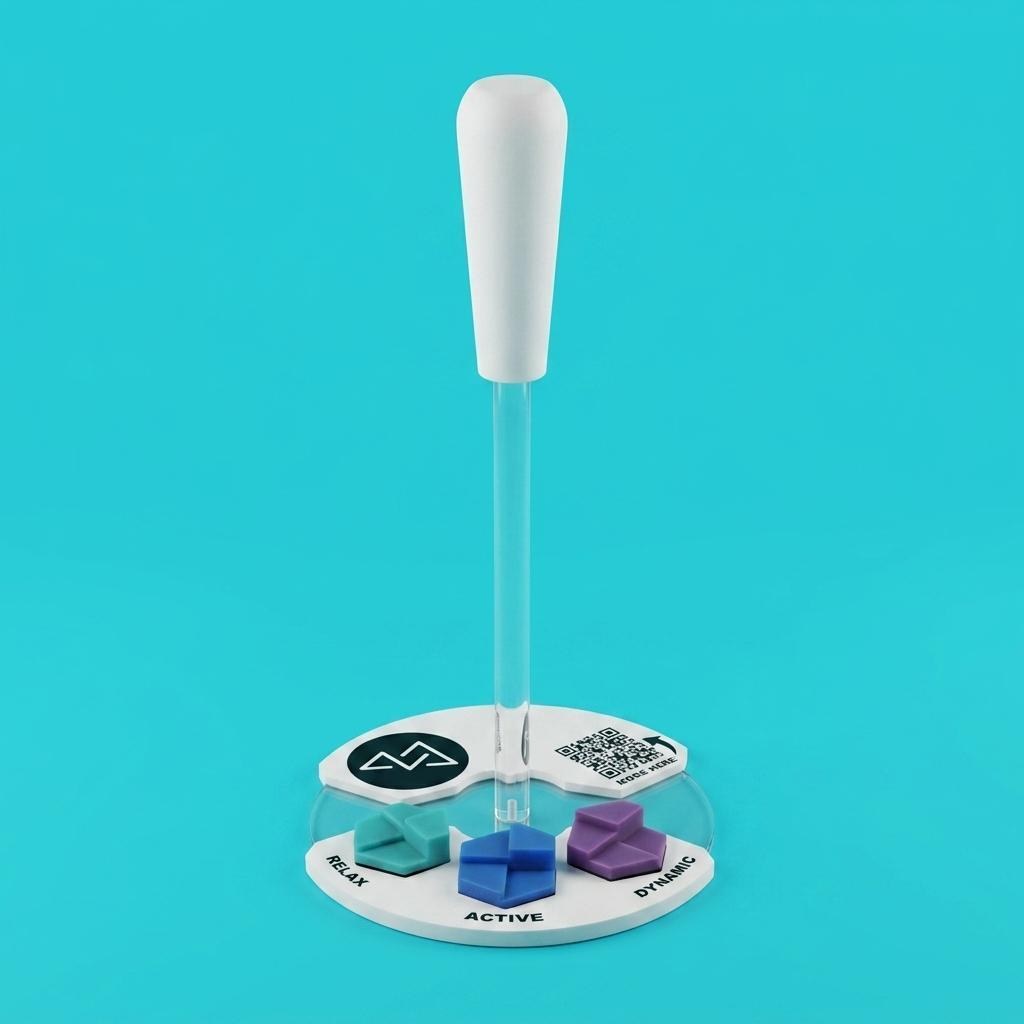 Der Clear Your&reg; Demo Stand auf seinem Acrylsockel