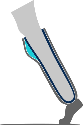 Thin distal cushion