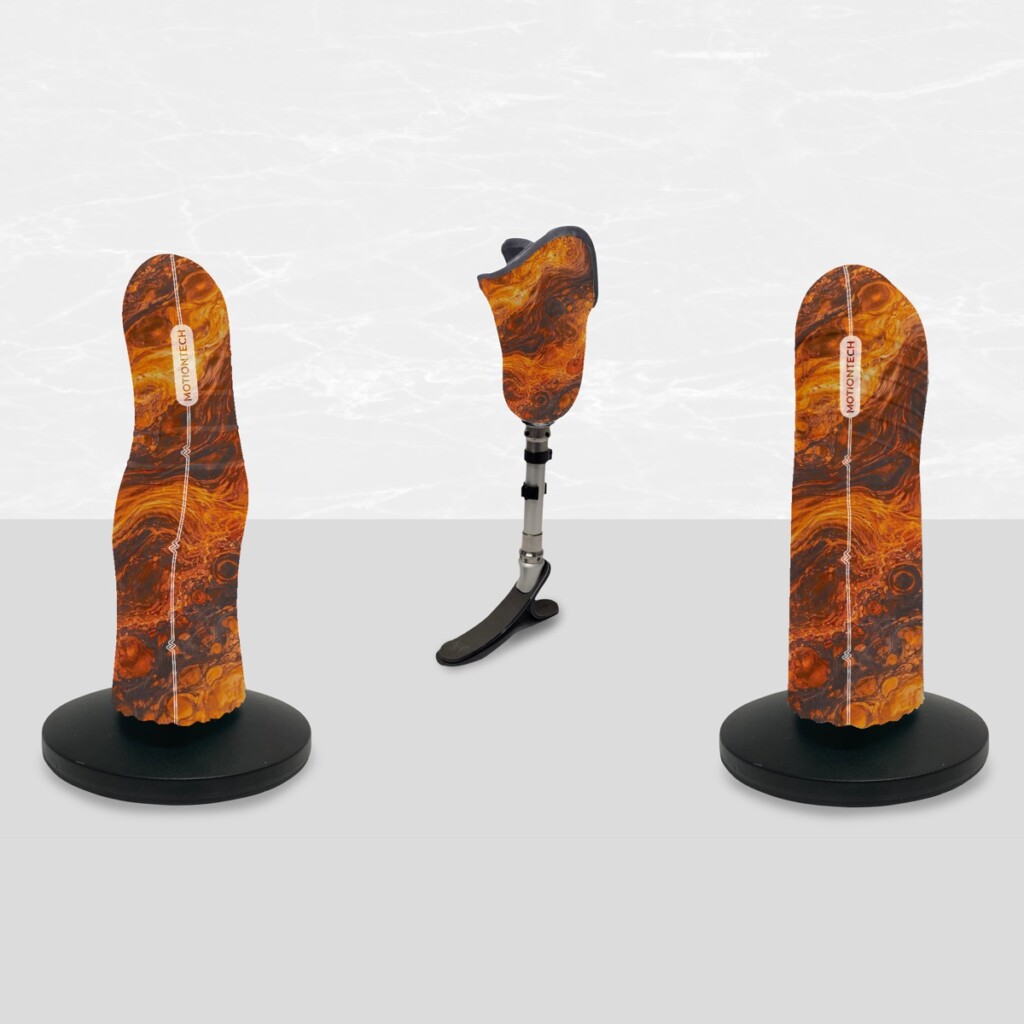 Lava appliqué sur un liner